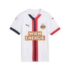 Puma SK Wien 24/25 Away Jersey Youth, White, Size 4-5Y, Clothing - Navy - 4-5Y