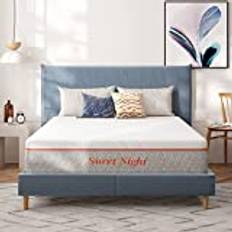 Sweetnight Matratze 160x200 Kaltschaummatratze Höhe 22cm Härtegrad H4 & H3 ergonomische 7-Zonen ÖkoTex Zertifiziert Rollmatratze Komfort atmungsaktiv mit waschbar Matratzenbezug