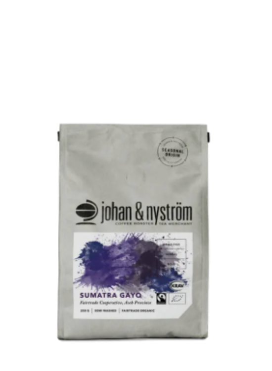 Johan & Nyström Sumatra Gayo FTO kaffebönor 250g