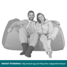 Stor Saccosäck Soffa ENDAST ÖVERDRAG - Ersättning/reservdelar - Sammet Teal