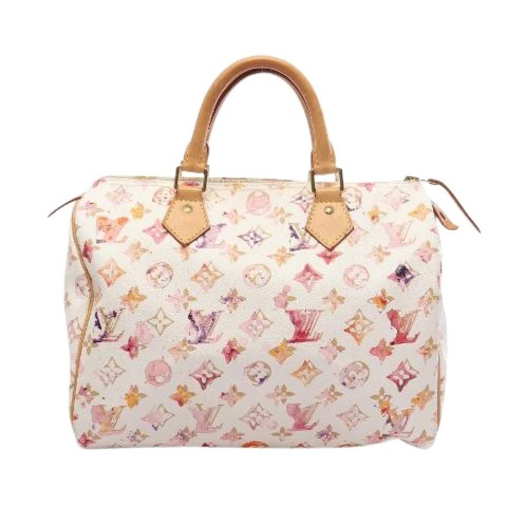 Louis Vuitton Vintage Pre-owned Speedy 30 Monogram Watercolor Håndtaske - Vintage - Dame - Flerfarvet - ONE SIZE - Læder