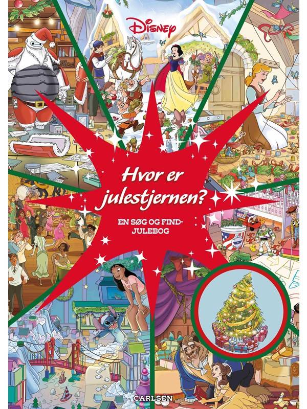 Hvor er Julestjernen? En søg og find-julebog - Børnebog - Hardcover