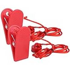 2st Löpmaskin Säkerhetsbrytare Säkerhetsnyckel Cirkulärt Fodral Säkerhetsklämma Tillbehör för Fitness Löpband, Löpband Nödstoppsmagnet Smart Clip Tillbehör