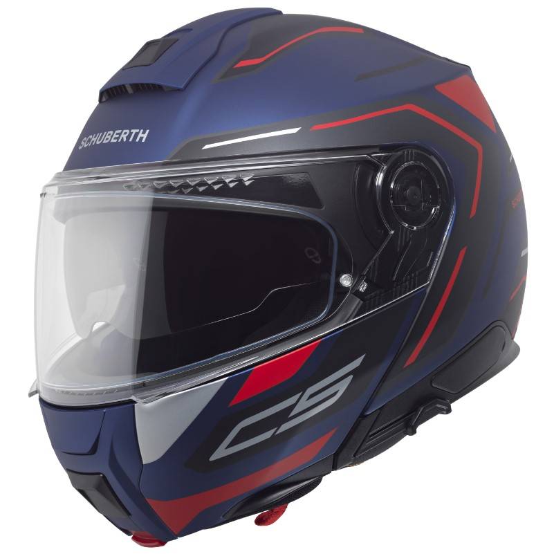 Schuberth C5 Omega Blue Flip-Up MC Hjelm L