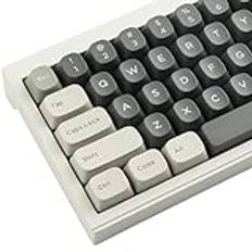 PBT Keycaps 172 tangenter Double Shot YMK Profile Keycaps White-Grey Dye Sublimation Söta Keycaps Custom Keycaps for Cherry Gateron MX Swithes ISO/ANSI-layout mekaniska tangentbord