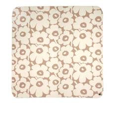 Marimekko - Unikko bed spread 260x260 cm linen, off white - Sängöverkast - Beige