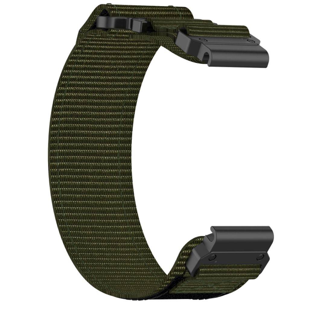Garmin Fenix 7S Pro 42mm Kockarmband i nylon - Grön