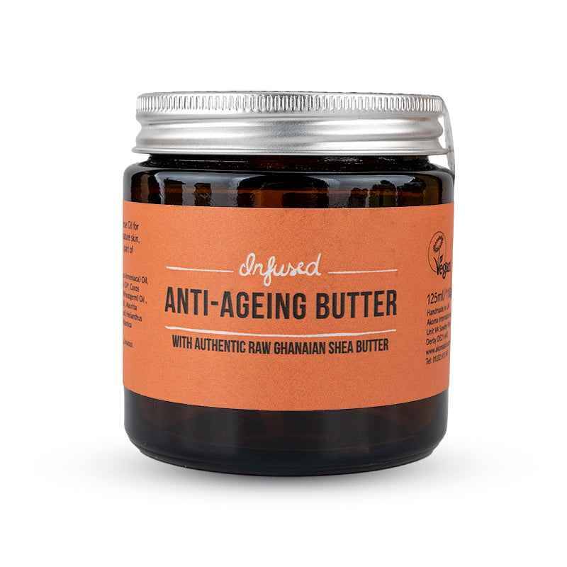 Infused Shea Body Butter. Our Special Anti-Ageing Formula with Buriti Oil and Evening Primrose Oil - 125ml
