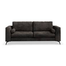 Scandinavian Choice Ocean Lyx 3-sits Soffa - Mörkgrå/Sammet Sammetssoffa Mörkgrå Sammet