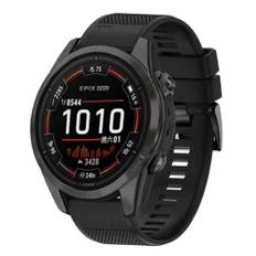 Garmin Epix Pro 51mm Silikone urrem, 26mm - Sort