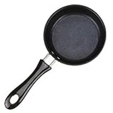 QWAXTRIW Mini non-stick Pan Platt Wok Steak Stekpanna Wok Pannkaka Ägg Dumpling Omelett Pan Induktionshäll Universal (Storlek: 24cm) Vision