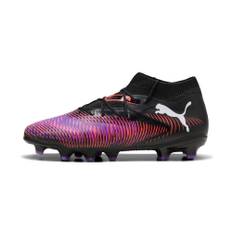 PUMA FUTURE 8 PRO FG/AG Football Boots Youth, Shoes, Black/White/Glowing Red, 37