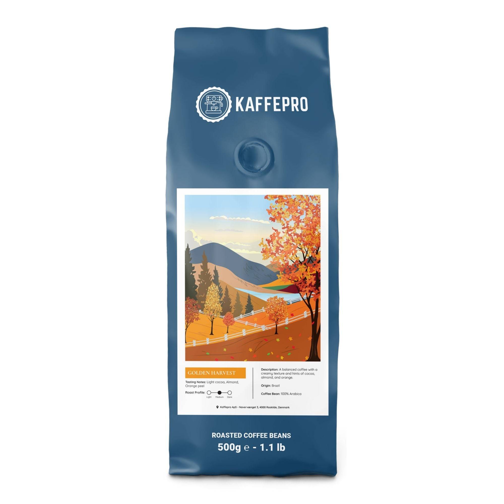 Kaffepro Golden Harvest - 500g Kaffebönor - 500g