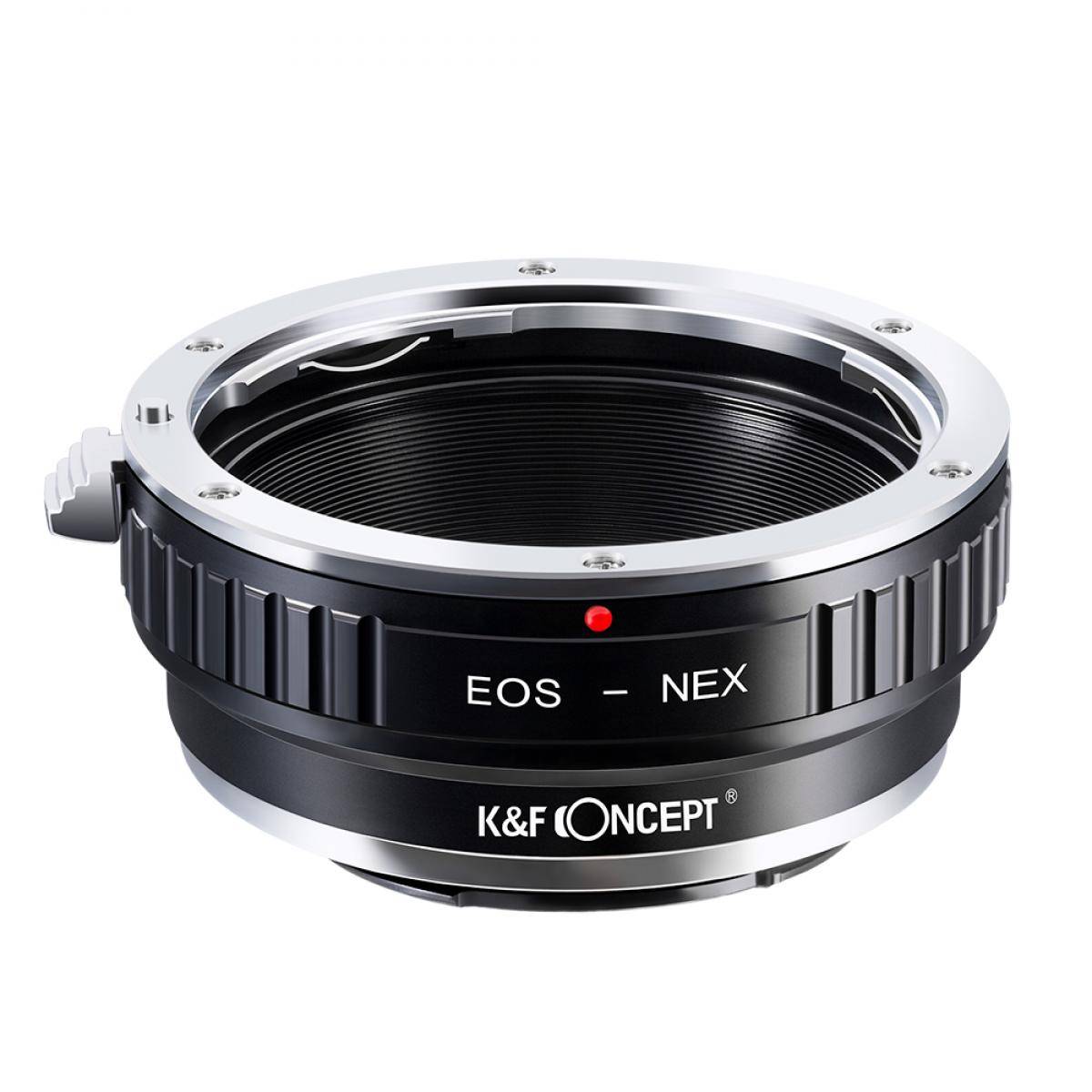 KENTFAITH Lens Mount Adapter Manual Focus Compatible with Canon EOS Lens to Sony Alpha Nex E-Mount Camera Body,Compatible for Sony NEX-3, NEX-5, NEX-5N, a6000, a6500, NEX-C3, NEX-F3, Not Auto-Focus