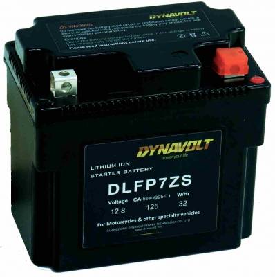 12V ELTZ7S LITHIUM MC-batteri 2,4Ah 113 x 70 x 105 mm