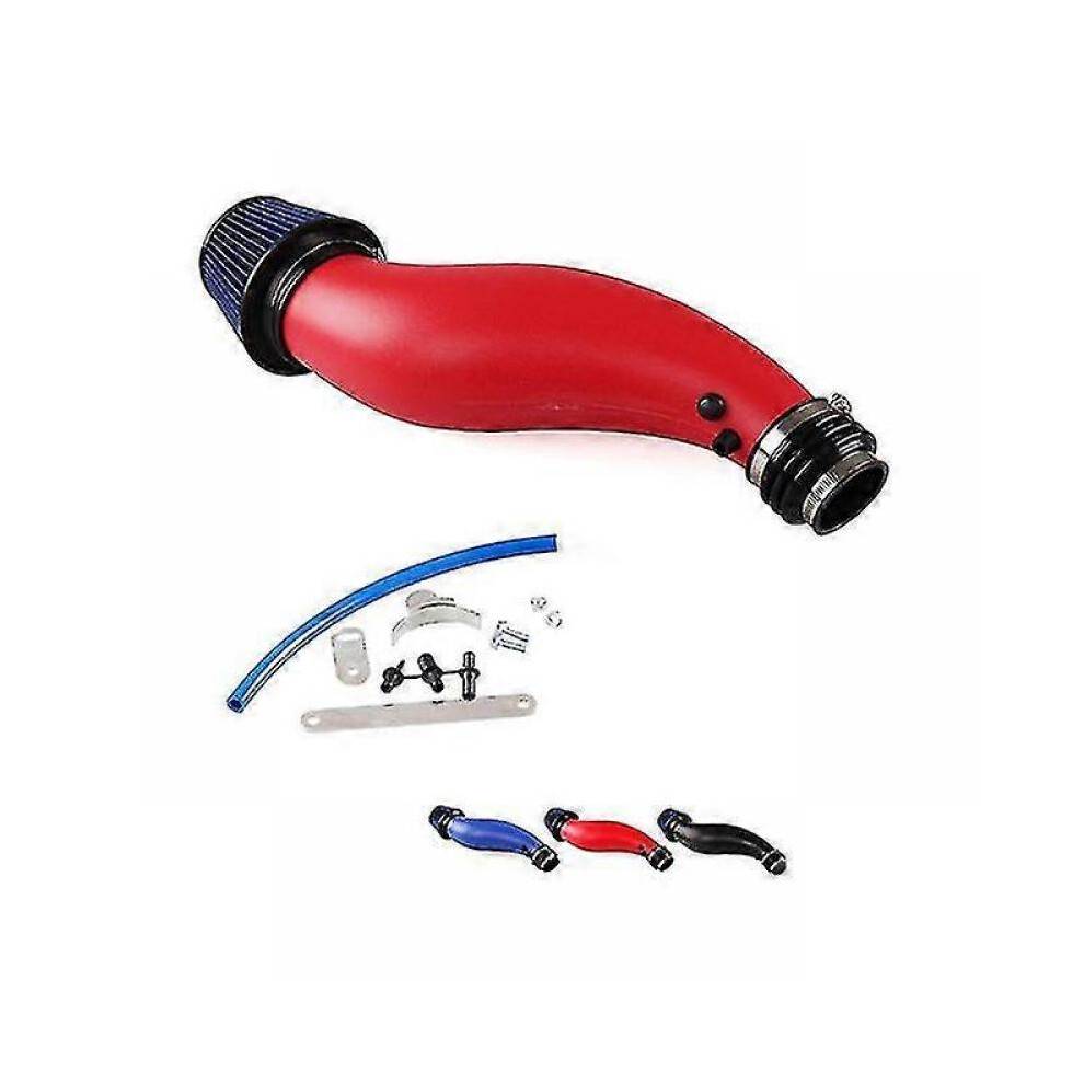 (Red) Deft Car Air Filter Kit Intake Pipe Cleaner Assemblies Auto Air Intake Fat Intestine Hose System For Honda Civic Egek 1992-2000/YY