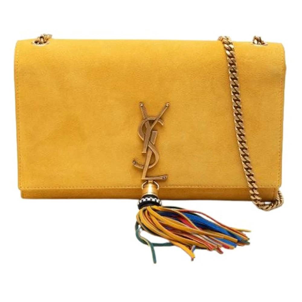 Yves Saint Laurent Vintage - Pre-owned Kate Suede Crossbody Bag Vintage - Dam - ONE Size - Läder