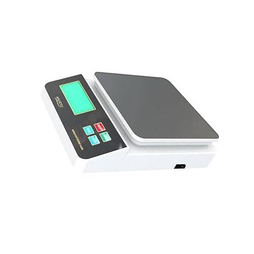 EIOLWJIEO Lätt att väga Våg Mäta enkelt ingredienser Stor användning Digital köksvåg i rostfritt stål, 3 kg 0.1 g, 16x22.4 cm
