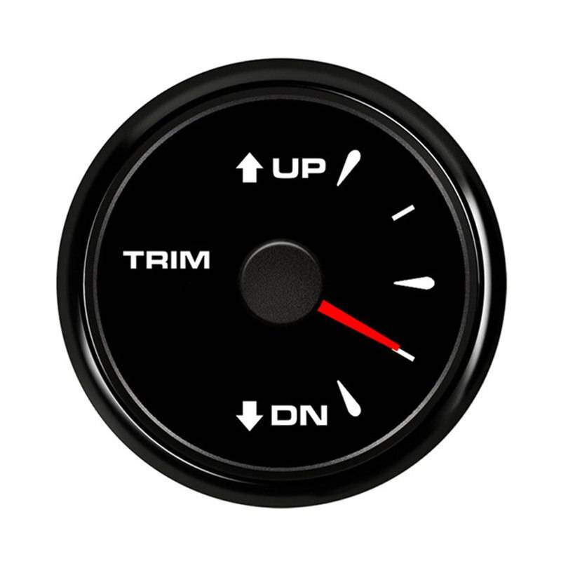 52mm trimmätare 0-190 ohm för inombords utombordsmotor med bakgrundsbelysning up-dn elektrisk trimnivåmätare - Bn