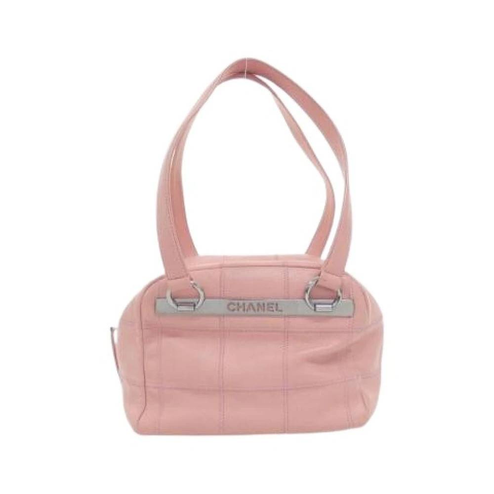 Chanel Vintage Pre-owned Vintage Skuldertaske - Vintage - Dame - Lyserød - ONE SIZE - Uld