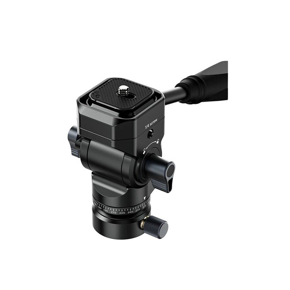 "Ulanzi U190 II Uka Fluid Tripod  Quick Release   Max Belastning 4 Kg med 1/4"" 3/8"" Skruvhål för Videoinspelning"