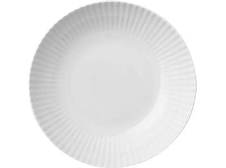 CASA Living Daisy Frokosttallerken - Ø 24 cm - Porcelæn - Hvid