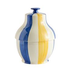 Sobremesa Striped Cookie Jar - yellow - 01