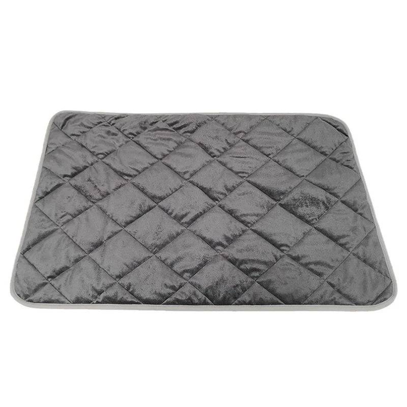 Self-Heating Thermal Pet Pad – Washable Anti-Slip Kennel Mat for Dogs & Cats - gray / L 58cmX88cm / SP (L 58cmX88cm)