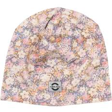 Mikk-Line Viscose Elastane Hat AOP Stl. 122/128Y unisex - Mösser Från Magasin - Rose Dawn (122/128Y)