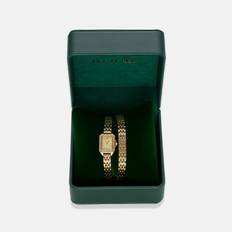 Ivy n Rox Embrace damklocka, guld/vit - 17x28 mm