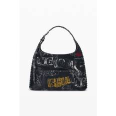 BLACK FABRIC BAG