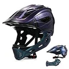 Lixada Cykelhjälm för barn, robust skydd, perfekt passform, ventilerande design, 52–58 cm (ålder 3–15 år)