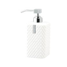 Tvålpump 17,5 cm vit/silver Lene Bjerre Marion