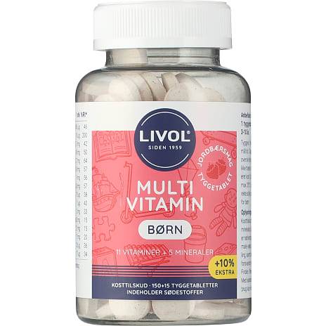 Multivitamin m. jordbærsmag (På lager i butik)