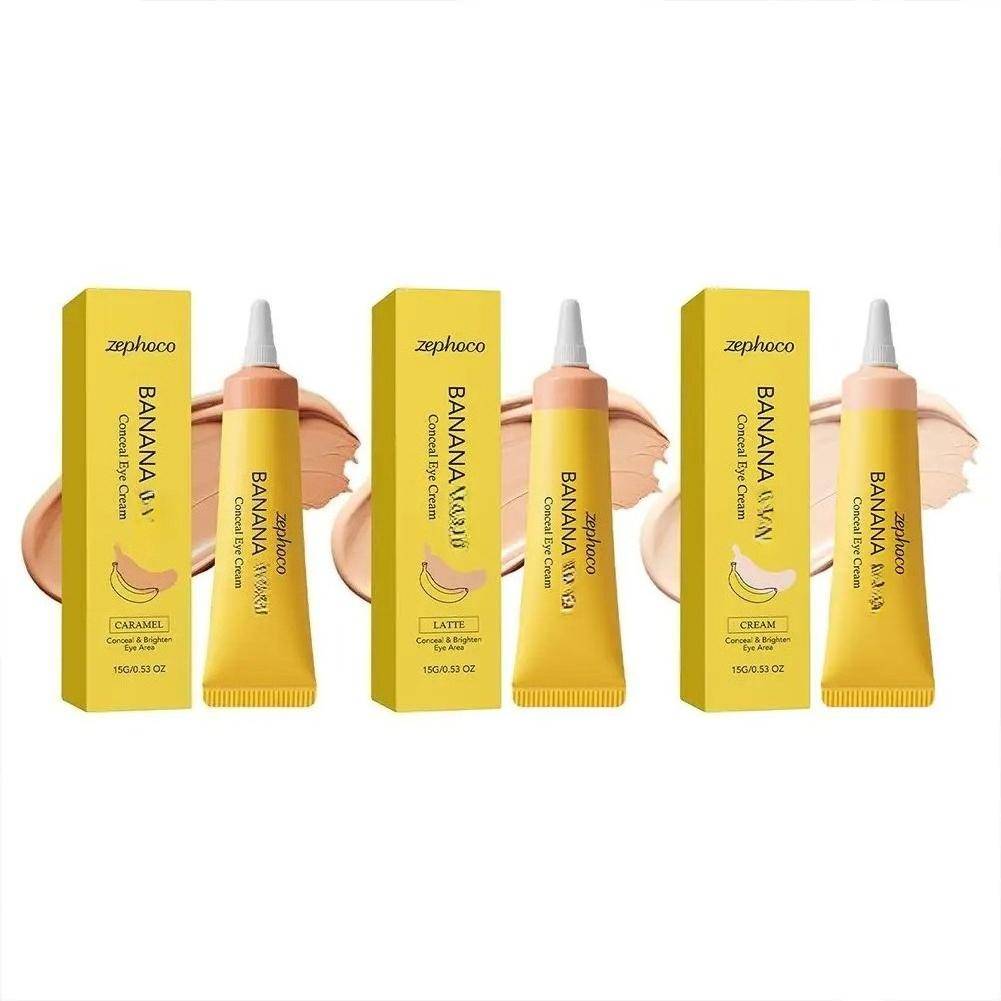 Banan Pdrn Ögonunder Concealer Premium Formula, Lätt Icke-Kladdig Upplättare Täcker Mörka Cirklar & Fläckar, Återfuktande Ögonmakeup