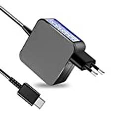 FSKE 65 W USB C strömförsörjning för Lenovo T14 T15 T480 T480s T580 T580s T490s X13 X280 E580 E580 E590 L480 L390 P52s Yoga 720 910 920 typ C strömförsörjning