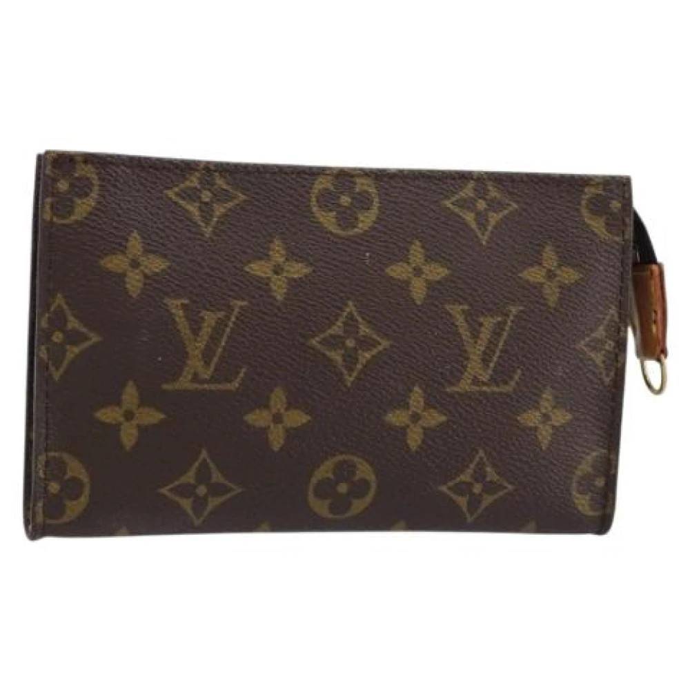 Louis Vuitton Vintage Pre-owned Canvas Clutch - Vintage - Dame - Brun - ONE SIZE - Tyl