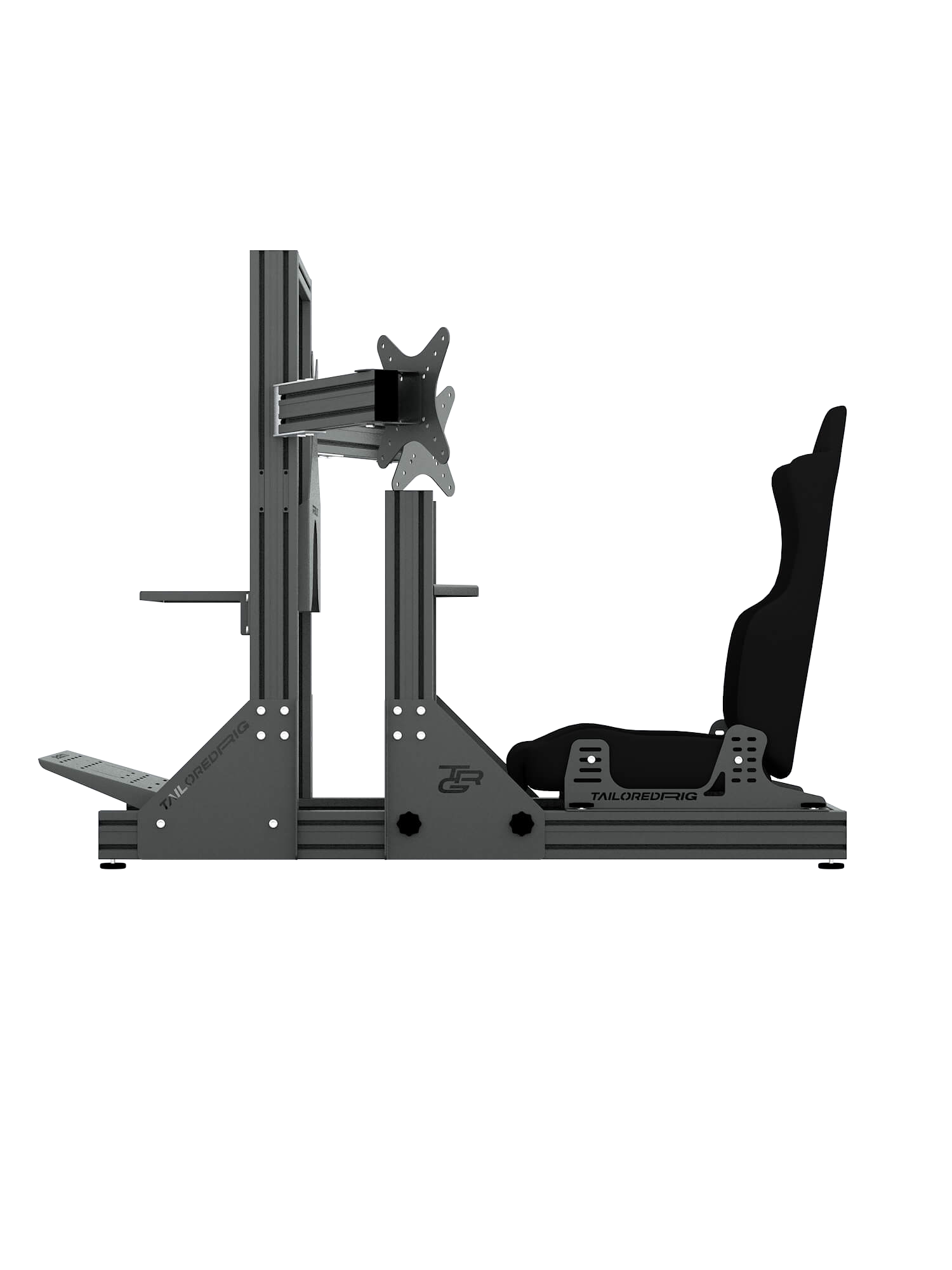 Sim Rig SRR4000 - Basalt (RAL 7012) / Nein / Front Mount - Simucube