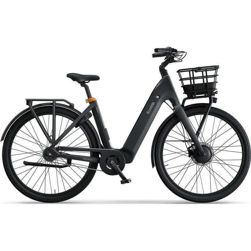 Elcykel Ecoride Ambassador 4 Hub Fotbroms Svart (S)