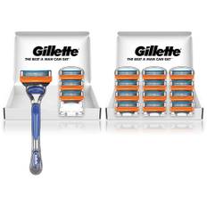 Gillette Fusion Manual Shaving Razor Body 16 Spare Blades Included Men's +