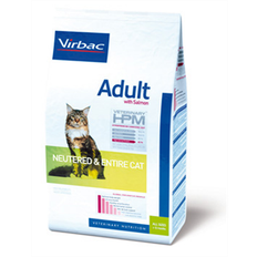 Virbac HPM Adult Neutered & Entire Cat LAKS. Kattefoder til voksne (dyrlæge diætfoder) 7 kg