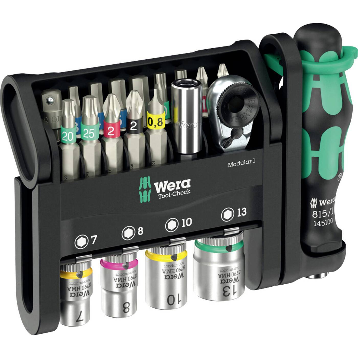Wera Tool-Check Modular 1 05049000001 Verktygsset 21 delar