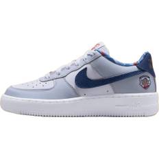 Nike Air Force 1 LV8 GS Just Do It Mascot Kids Sneakers White Ghost Midnight-Navy IH7342-141 38.5