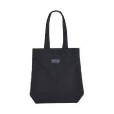 MM6 Maison Margiela, Taske, Dame, Sort, ONE SIZE, Bomuld, Tote taske med logo patch
