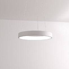 Lunaop Slim Body pendel fra Martinelli Luce - Ø50 cm / Hvid / 3000K