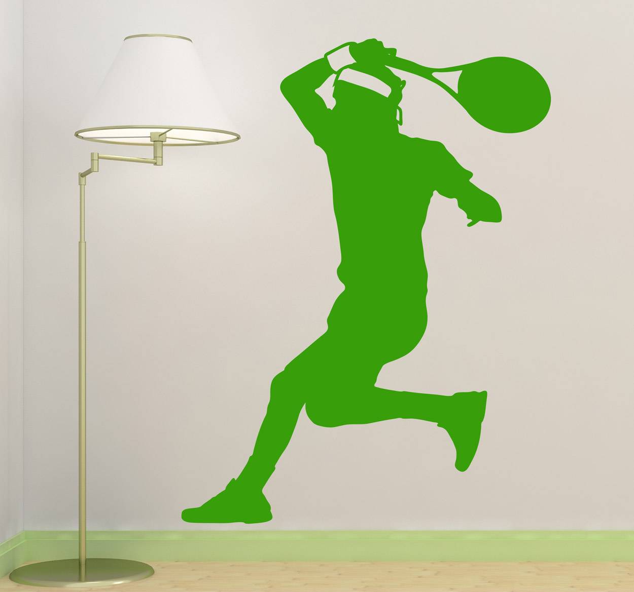 Tennis slagvägg klistermärke