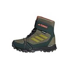 adidas Unisex barn Terrex Snow Hook-and-Loop Cold.rdy Vinterskor High (Non-Fotball), Focus olive pulse oliv impact orange, 39 1/3 EU