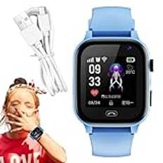 Smart Watch For Kids, Kids Smartwatch Telefon | Student Smart Phone Watch,Telefonklocka för barn, 4g Kids Smartwatch, GPS, Uppladdningsbart batteri för kamera, ficklampa, inspelare