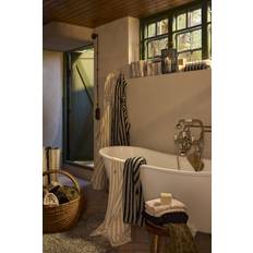 Lexington Striped Terry Towel Blackish Navy/lt Beige - 30x50 Handdukar Från Magasin (30x50)