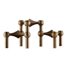 STOFF Nagel Ljusstake  Bronzed Brass 3-pack